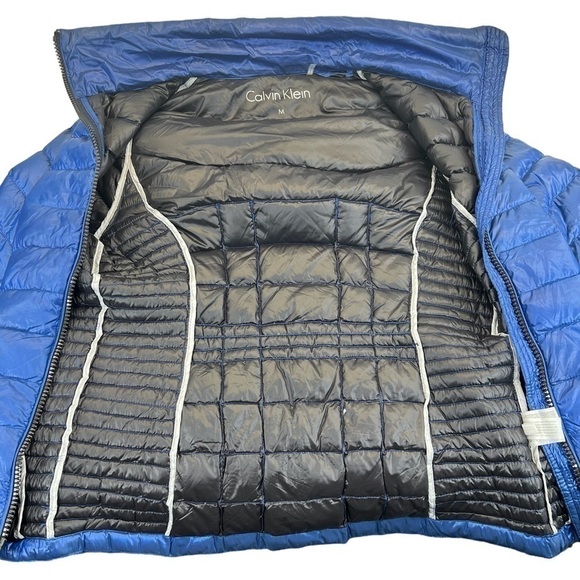 Calvin Klein Women’s Hooded Down Feathers Puffer Packable Jacket - Picture 13 of 16